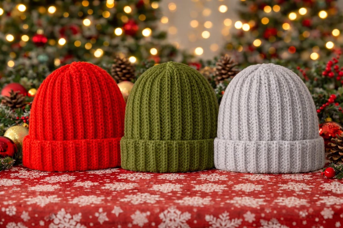 Beanie Hat Crochet Pattern